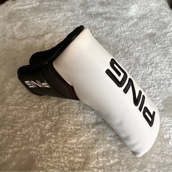 PING 2021 Blade Anser Pin Putter Golf Head Cover Black White Club Magnet… - Picture 5 of 6